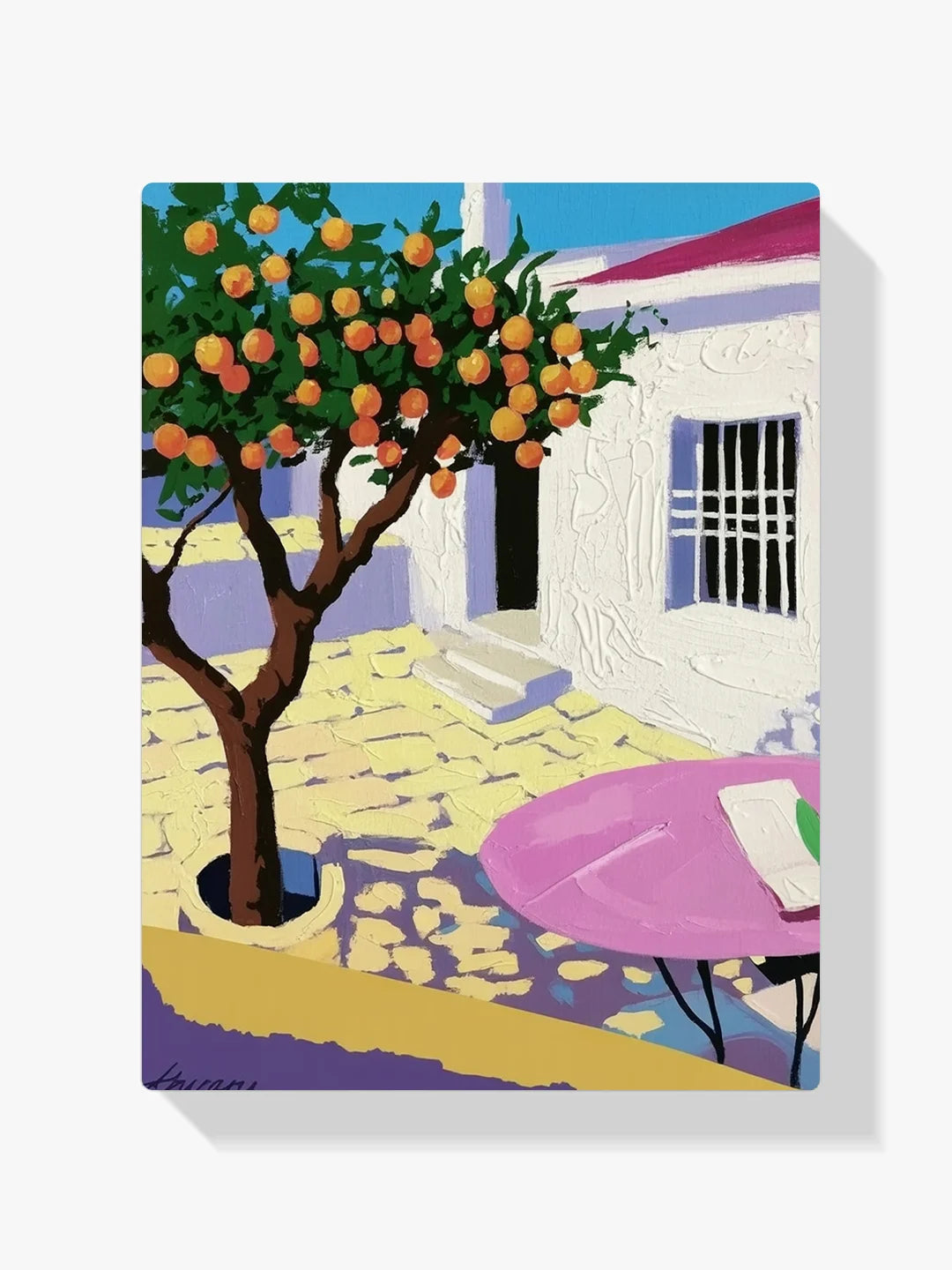 Malen nach Zahlen - Orangenbaum