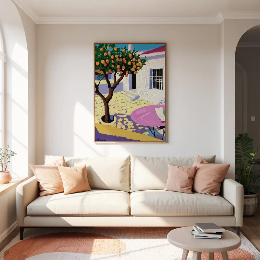 Malen nach Zahlen - Orangenbaum