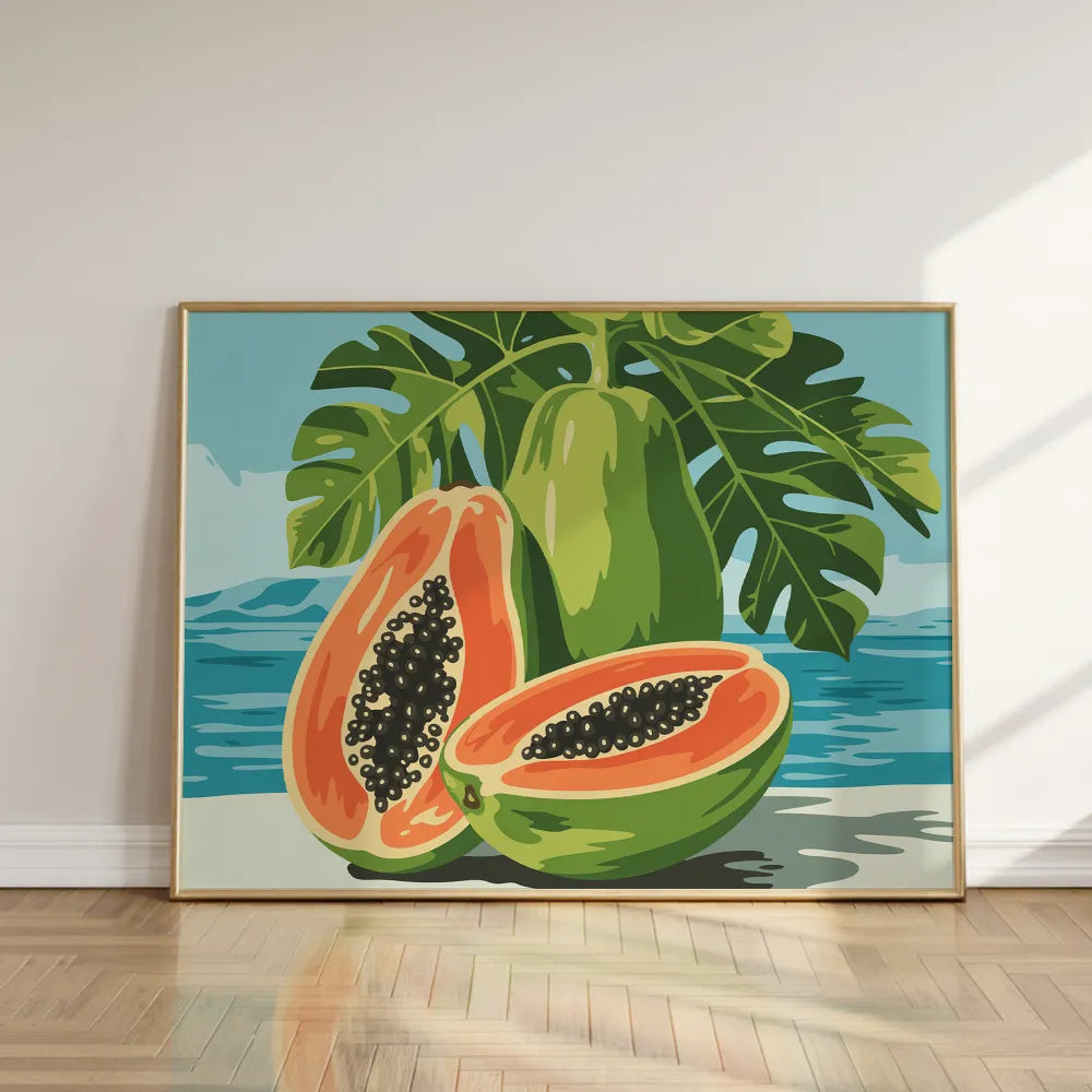 Malen nach Zahlen - Papaya-Mirage