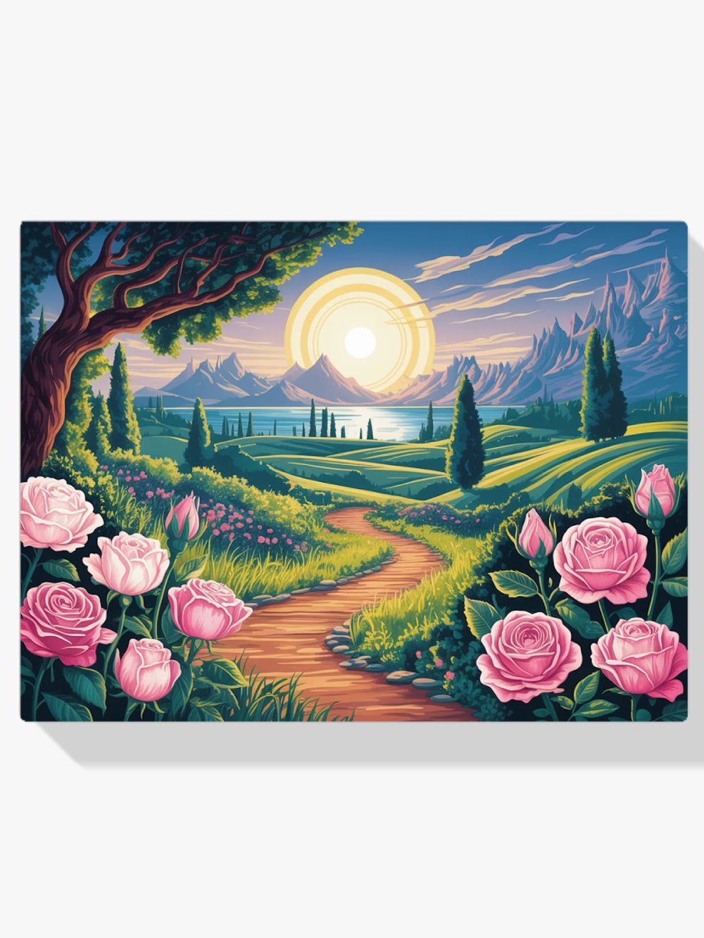 Malen nach Zahlen - Rosefell