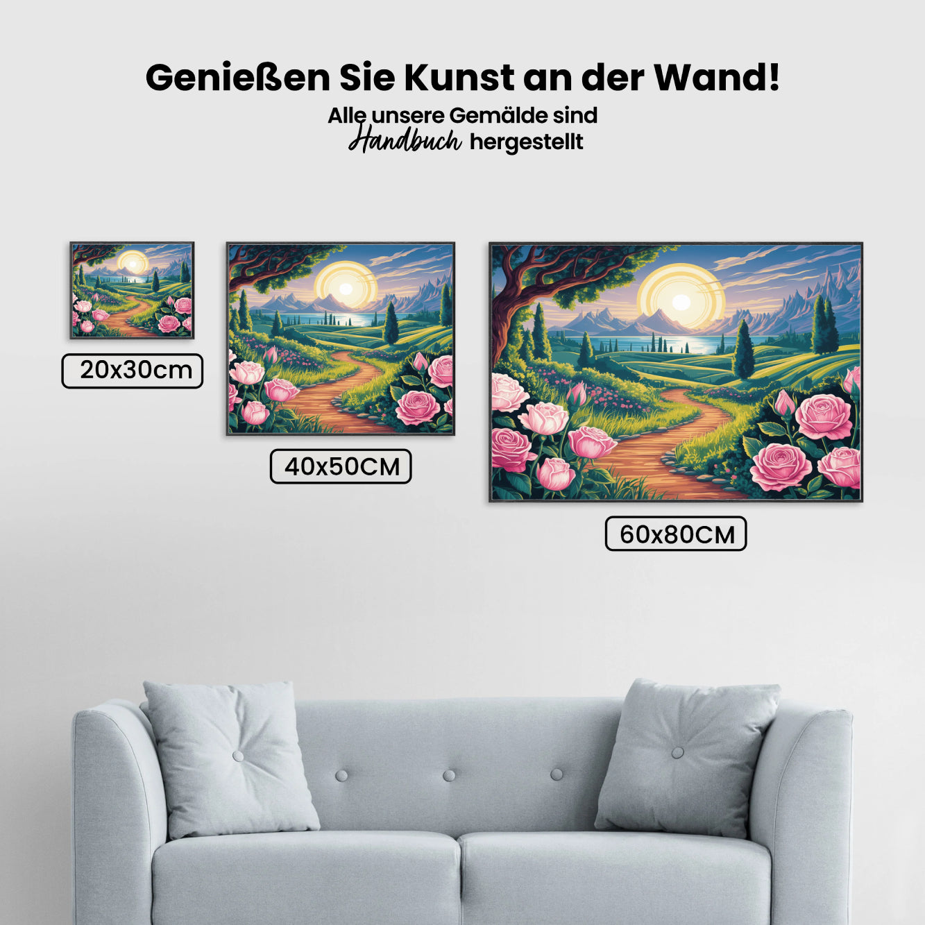 Malen nach Zahlen - Rosefell
