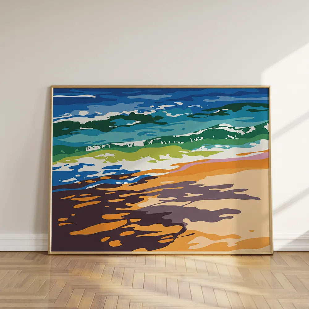 Malen nach Zahlen - Schatten im Sand