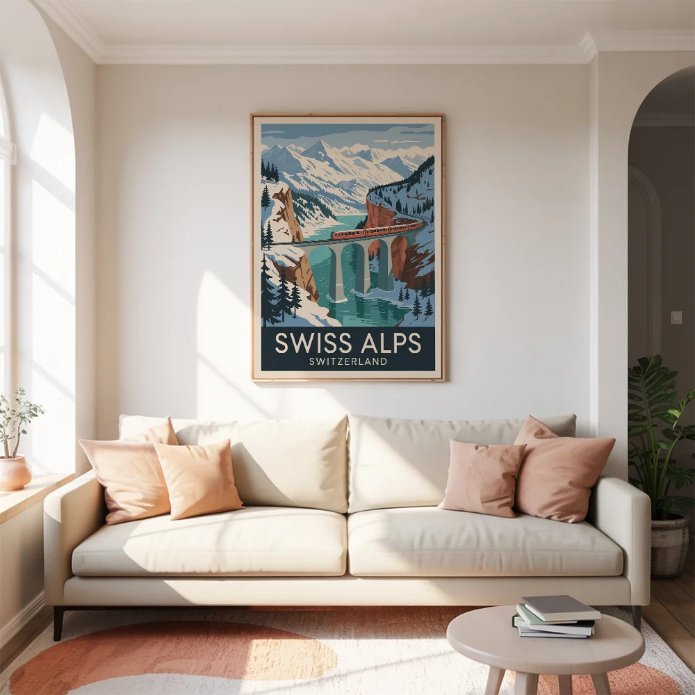 Malen nach Zahlen - Schweizer Alpen, Schweiz