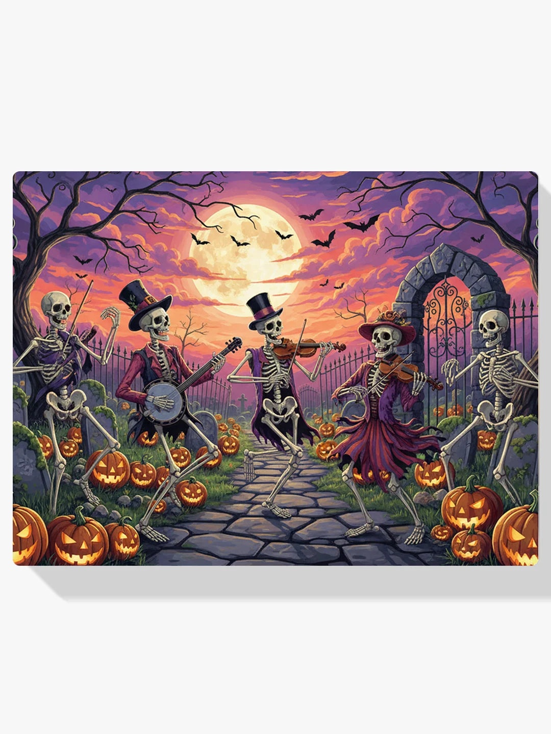 Malen nach Zahlen - Skeletttanz