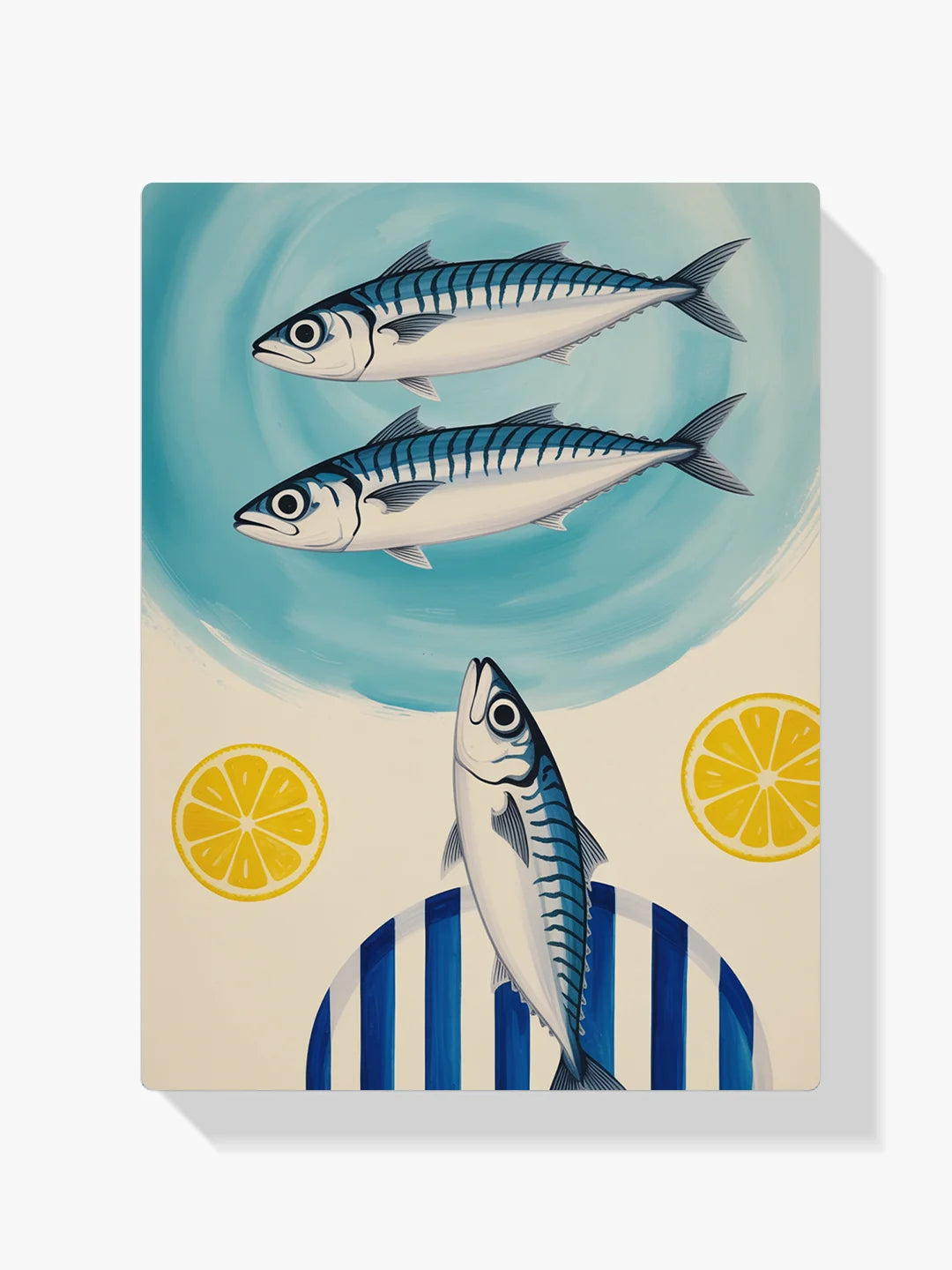 Malen nach Zahlen - Sommer-Sardine Zitrone