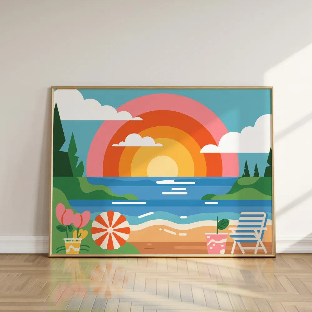 Malen nach Zahlen - Sommer auf Vinyl