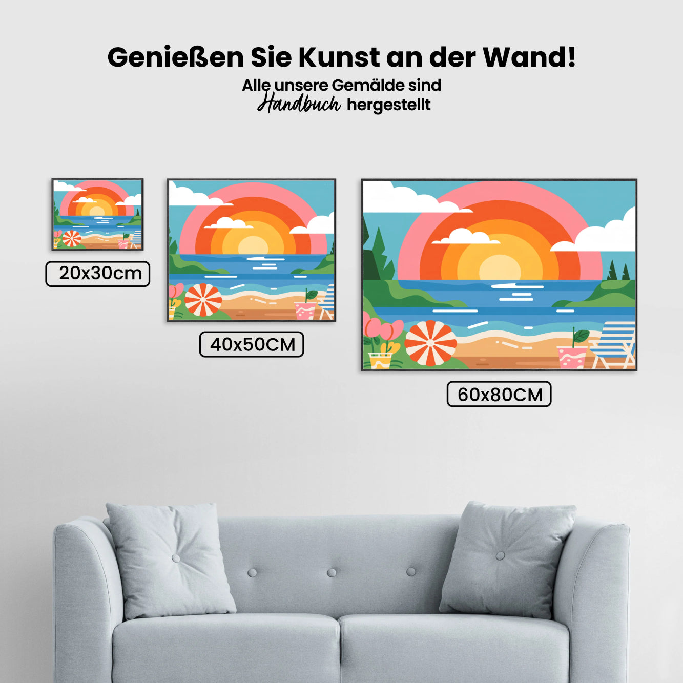Malen nach Zahlen - Sommer auf Vinyl