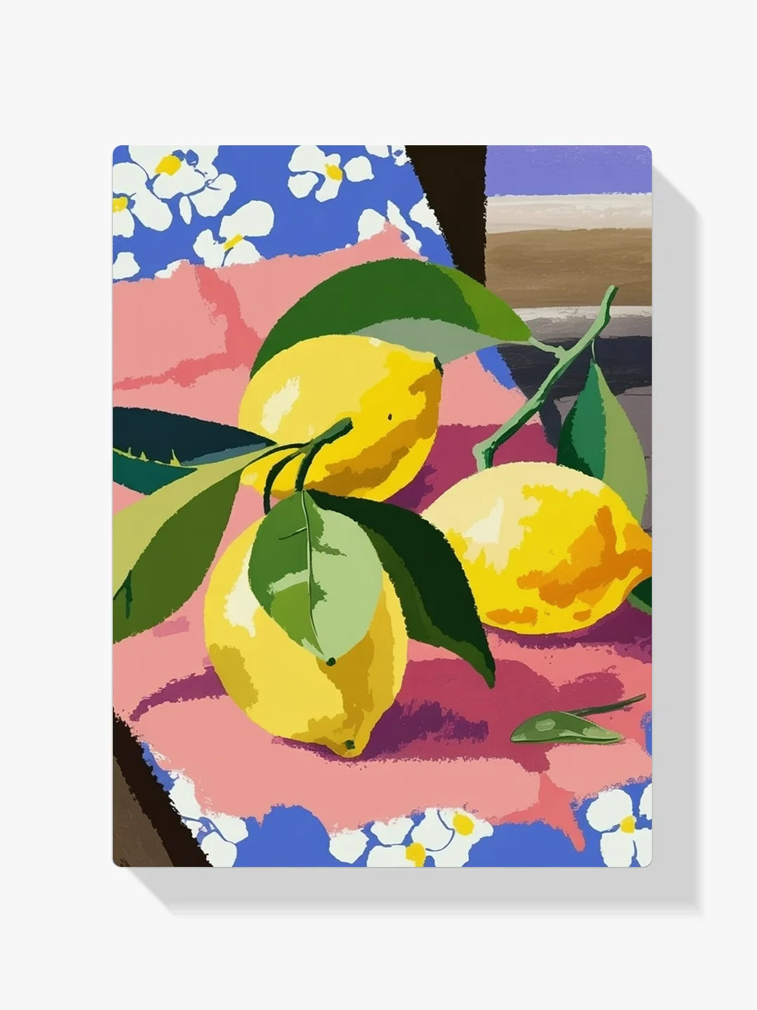 Malen nach Zahlen - Stillleben Zitrone