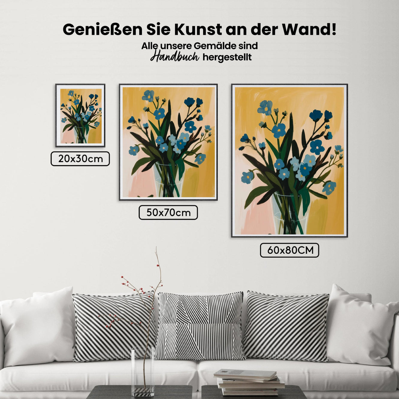 Malen nach Zahlen - Vergissmeinnicht