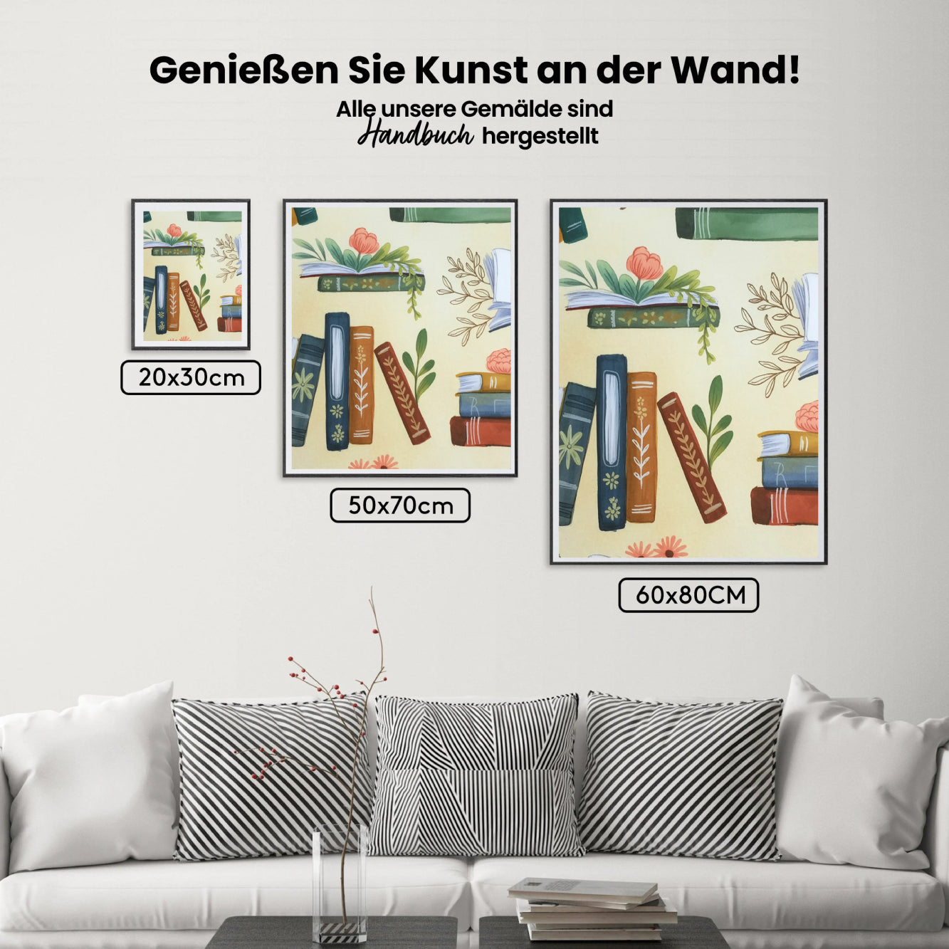 Malen nach Zahlen - Vintage-Buch Floral