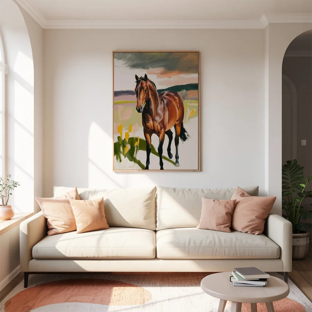 Malen nach Zahlen - Vintage-Pferd