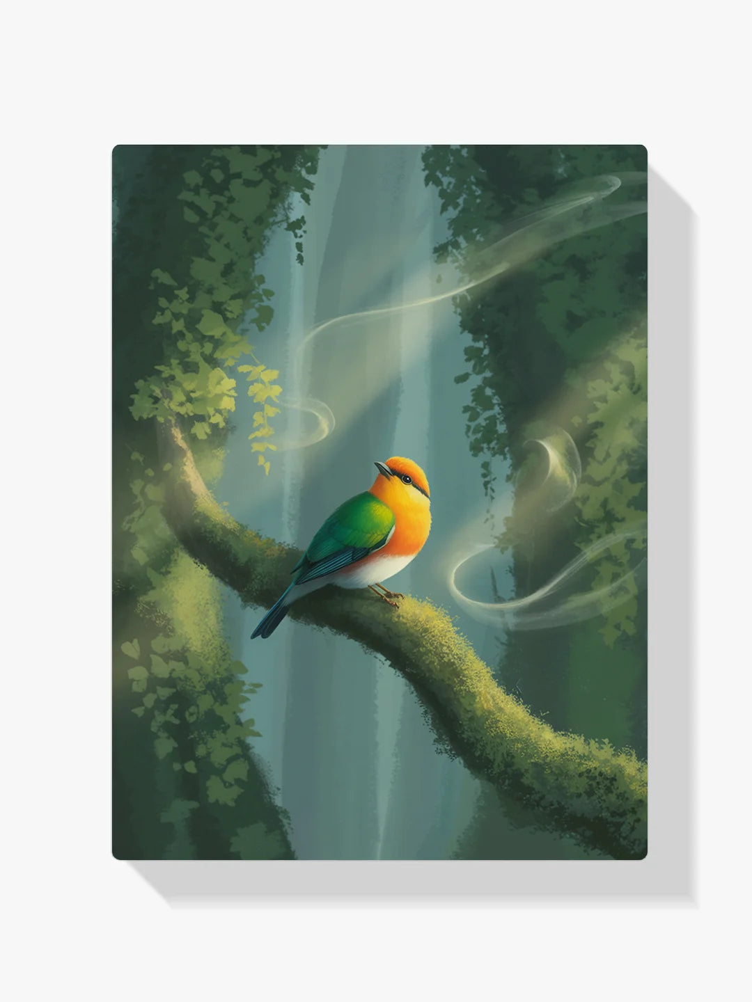 Malen nach Zahlen - Vögel auf einem Ast