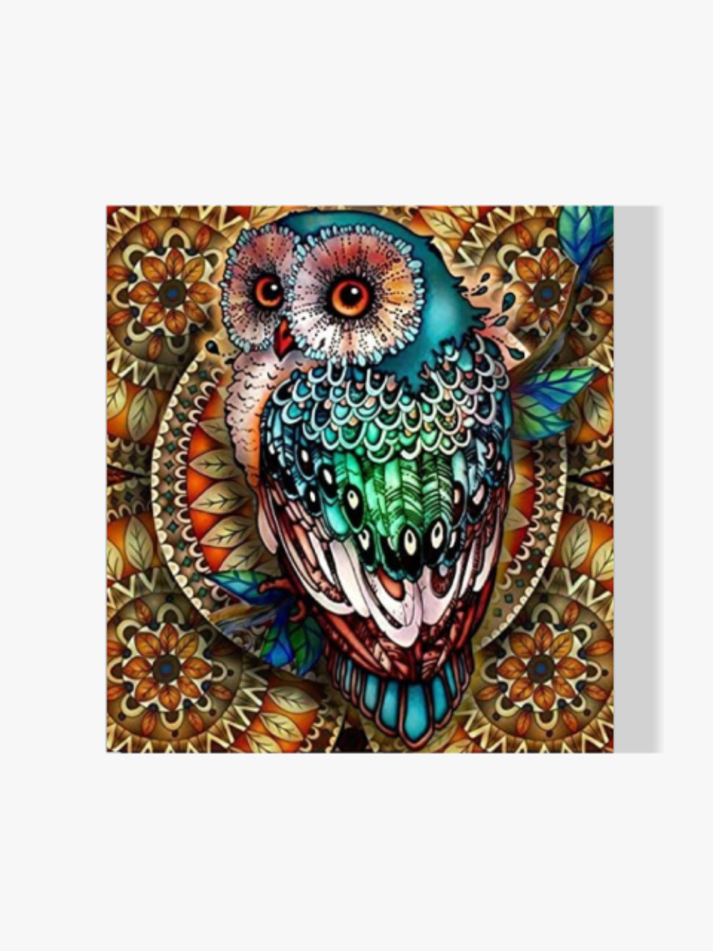 Mandala Eule - Malen nach Zahlen