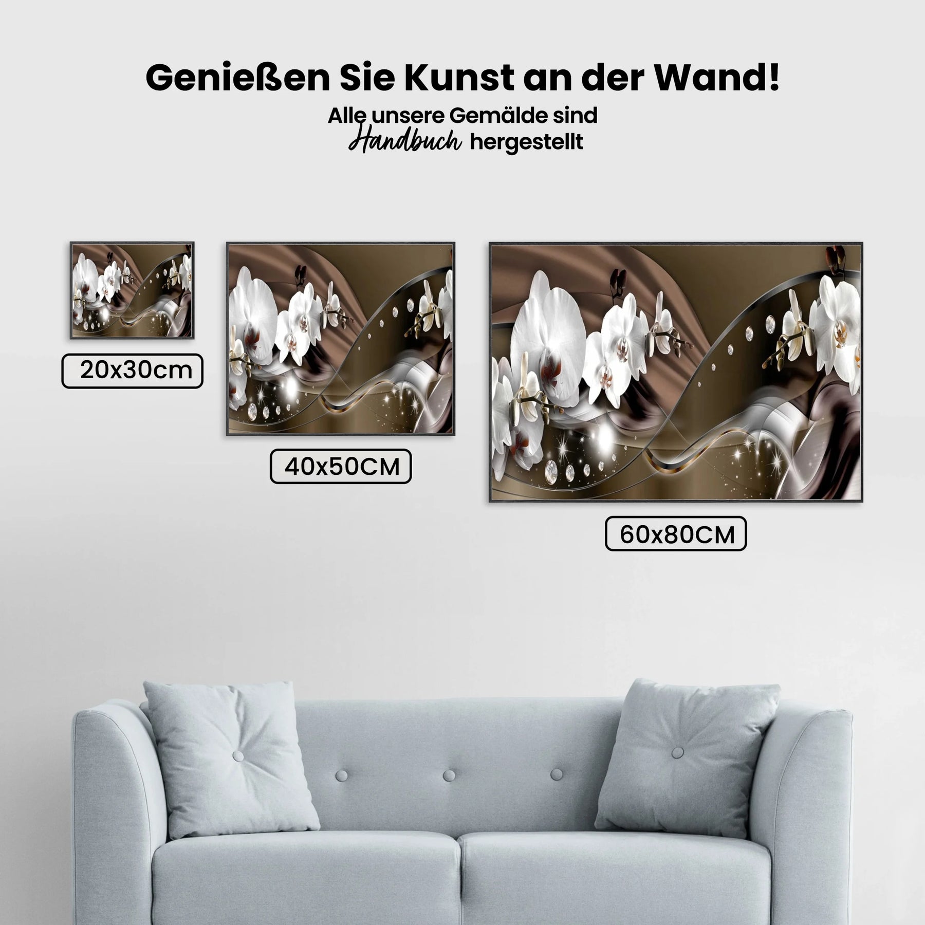 Orchidee XL - Malen nach Zahlen