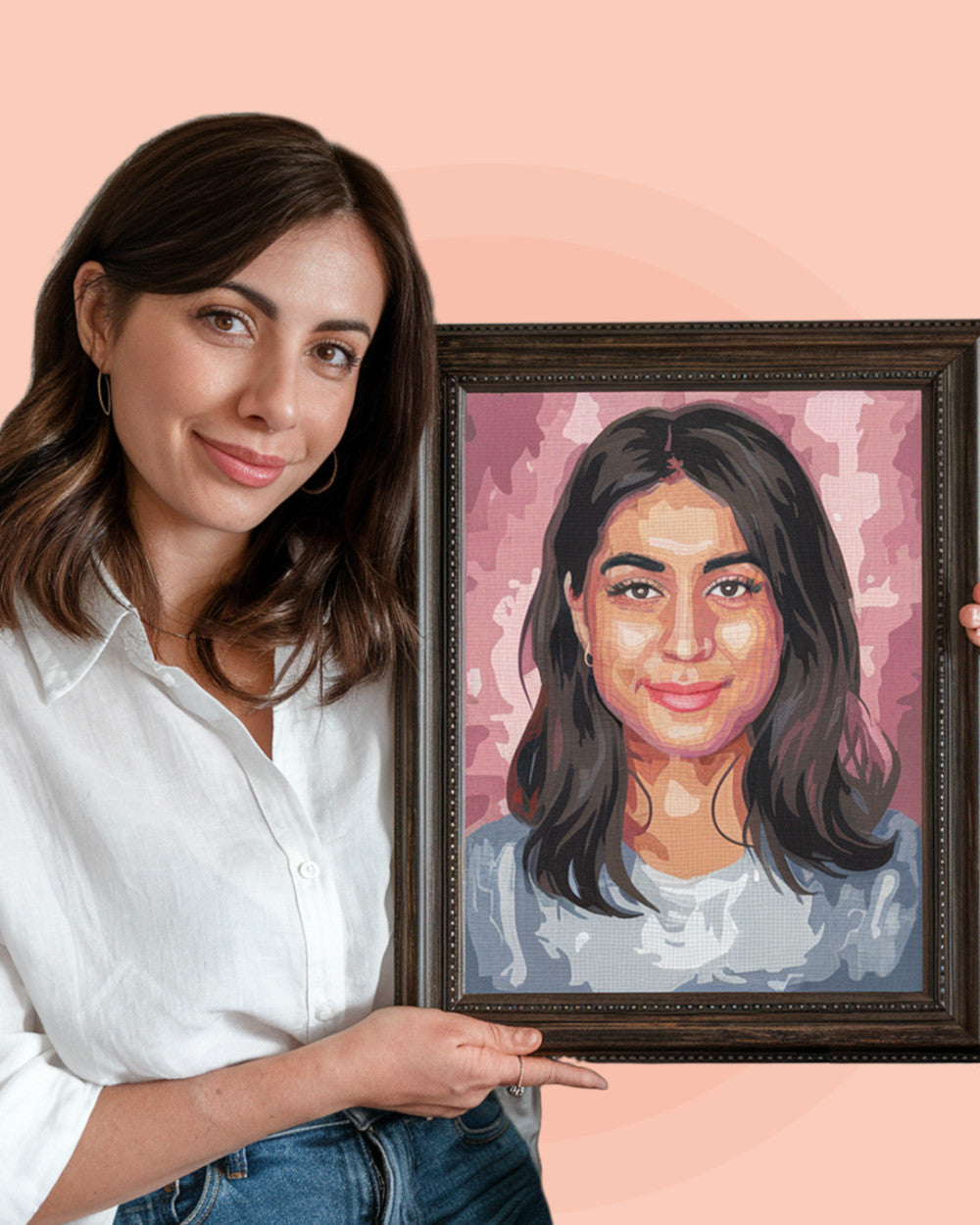 Malen nach zahlen eigenes foto