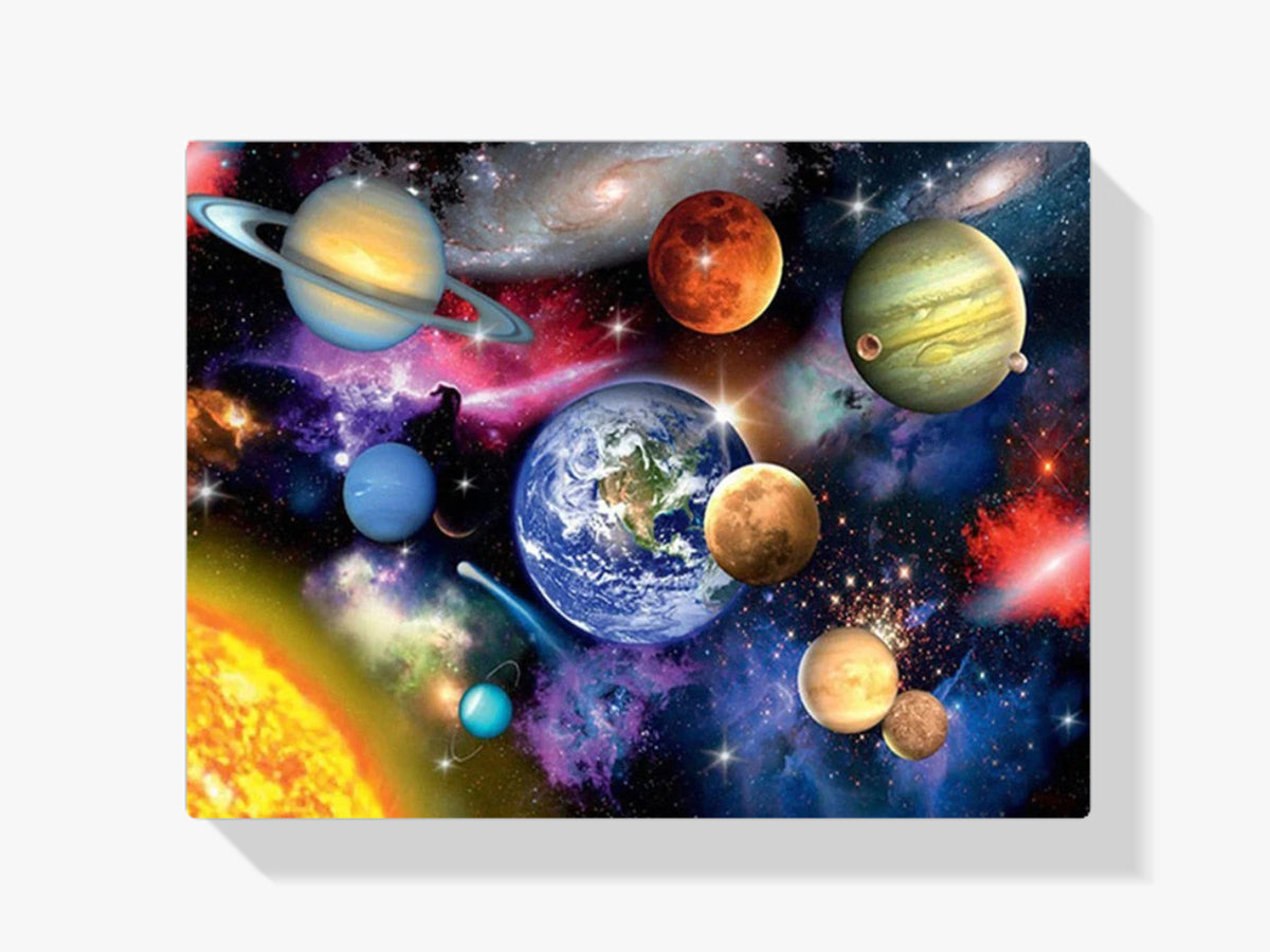 Planetensystem - Malen nach Zahlen