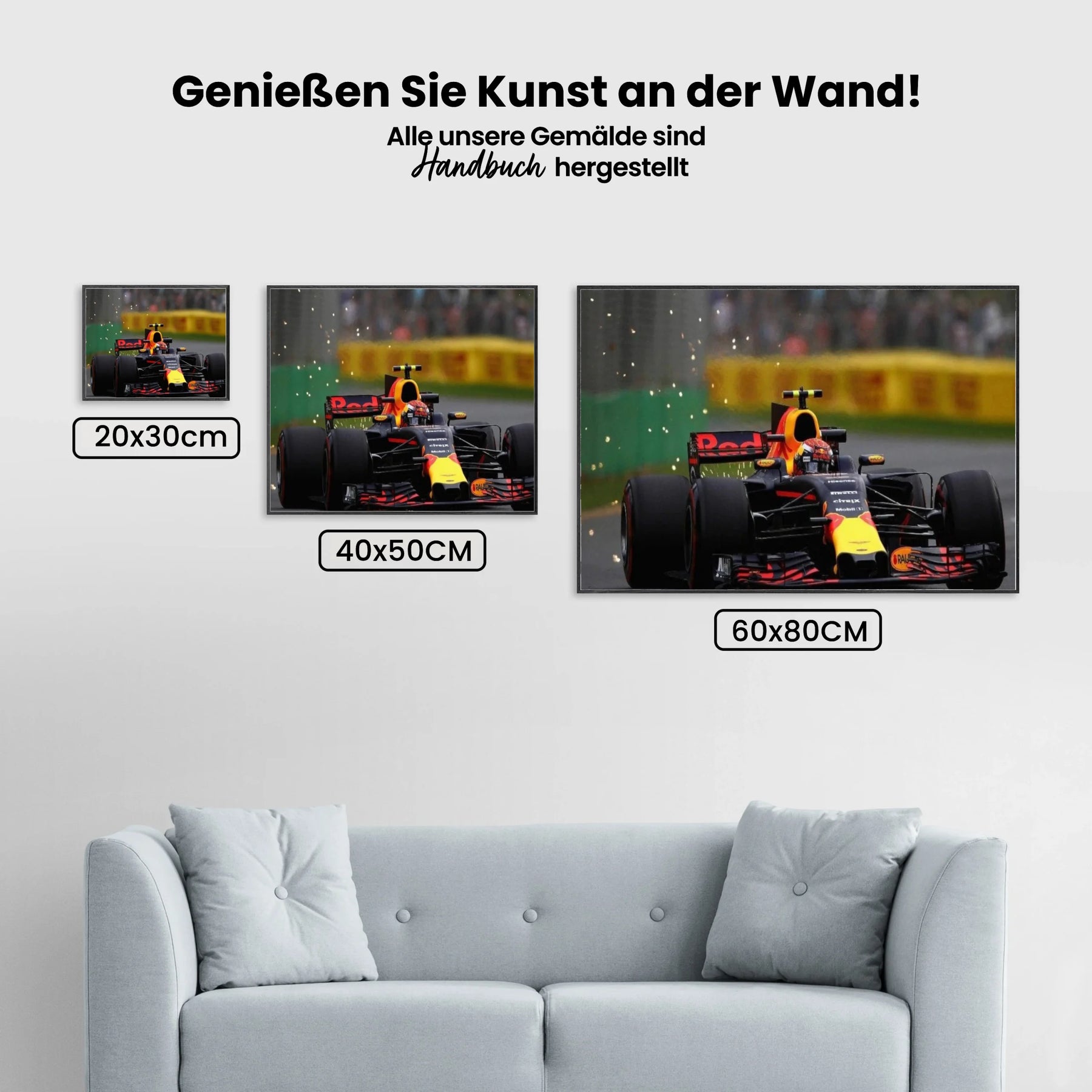 Rennauto - Malen nach Zahlen