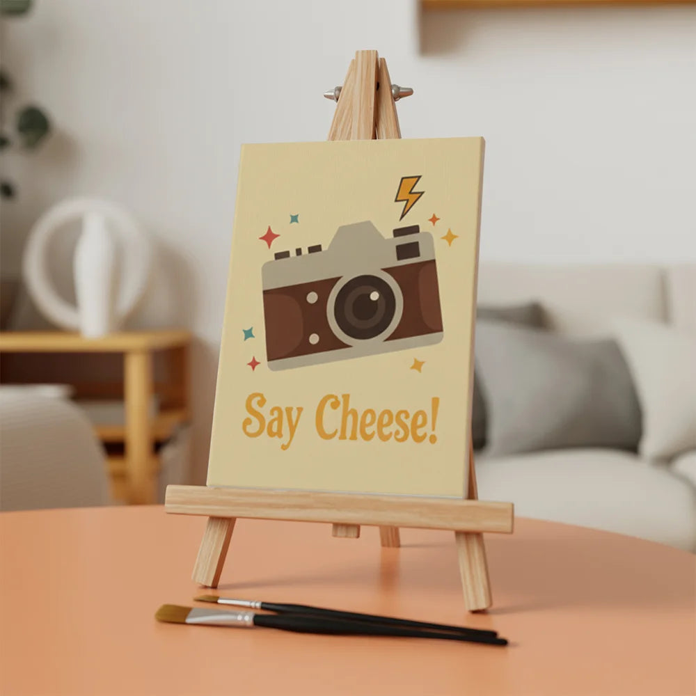 Malen nach Zahlen - 6 Mini-Gemälde | Retro-Reisetempo