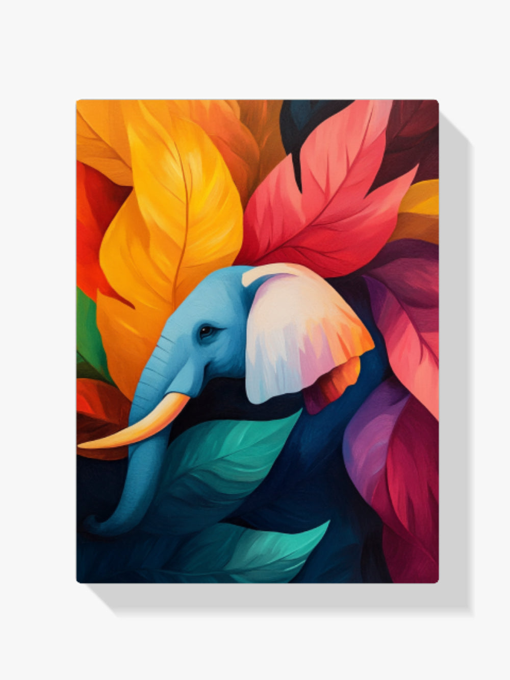 Malen nach Zahlen - Traumlandschaftselefant