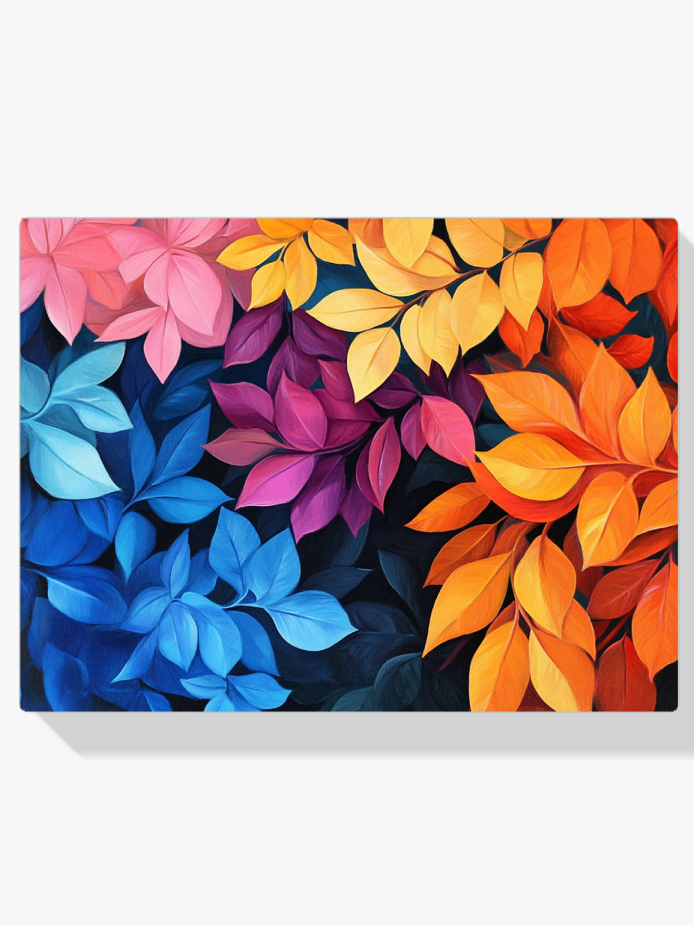 Malen nach Zahlen – Lebendige Herbstblätter