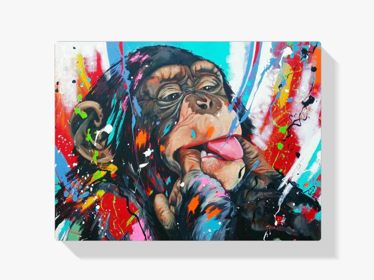 Schimpanse - Malen nach Zahlen