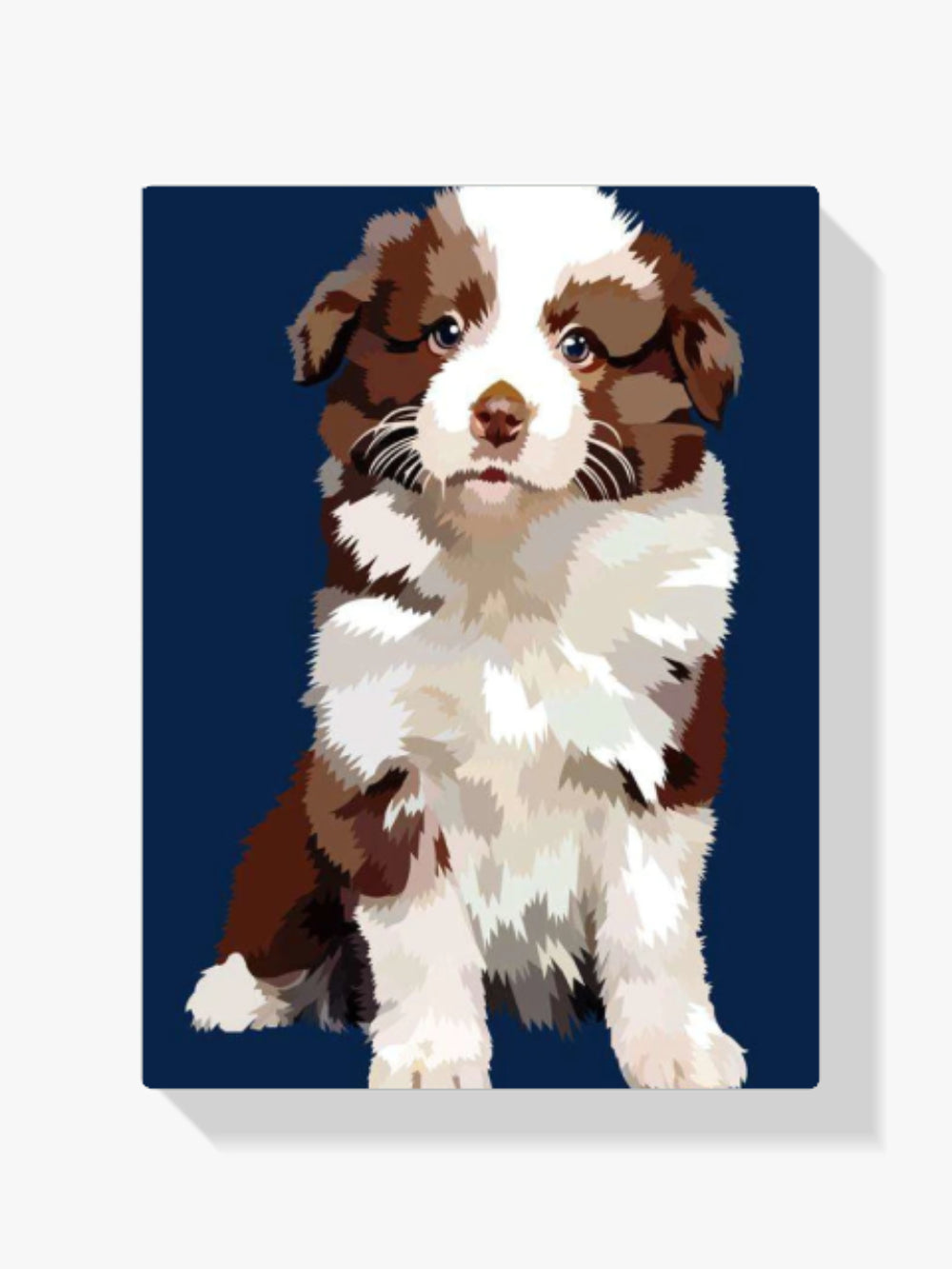 Süßer Welpe - Malen nach Zahlen