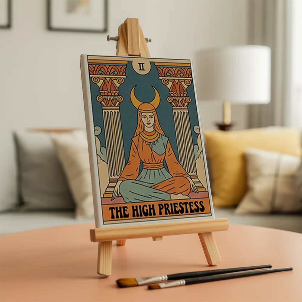 Malen nach Zahlen - 6 Mini-Gemälde | Tarot Vibe Kollektion