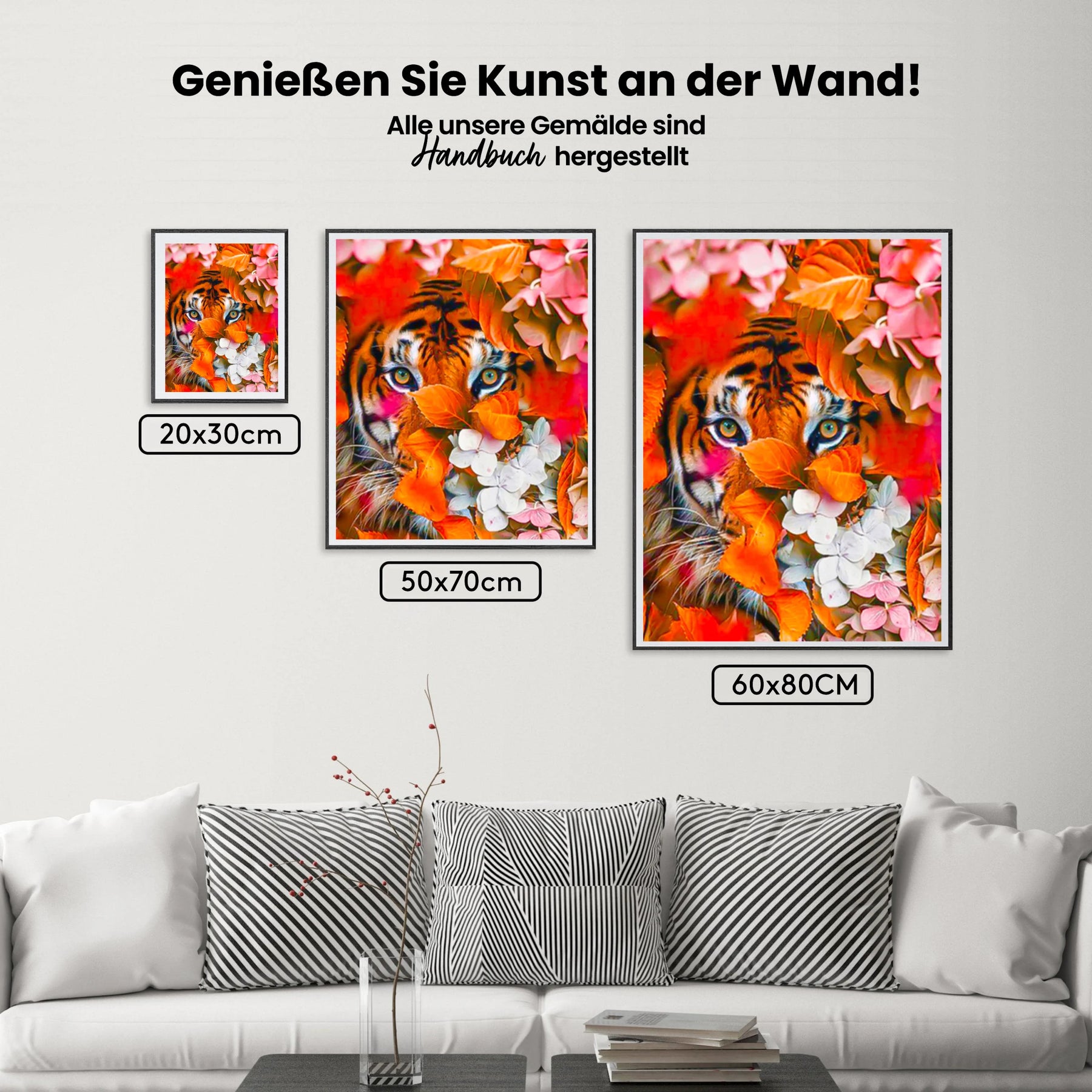 Tiger - Malen nach Zahlen