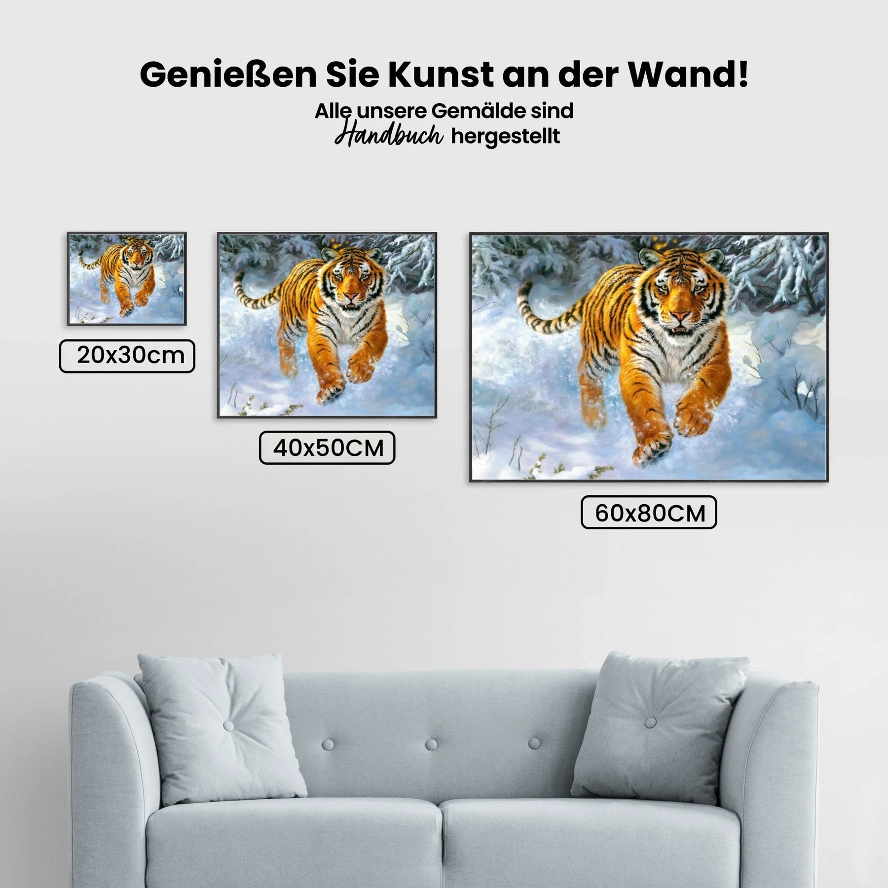 Tiger - Malen nach Zahlen