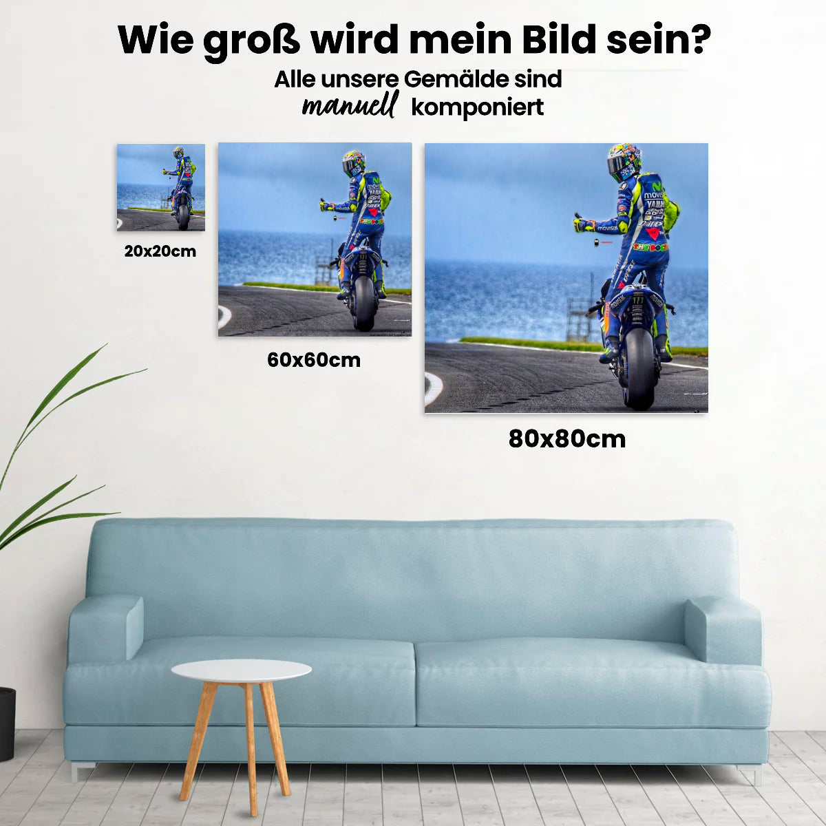 Valentino Rossi 1 - Malen nach Zahlen