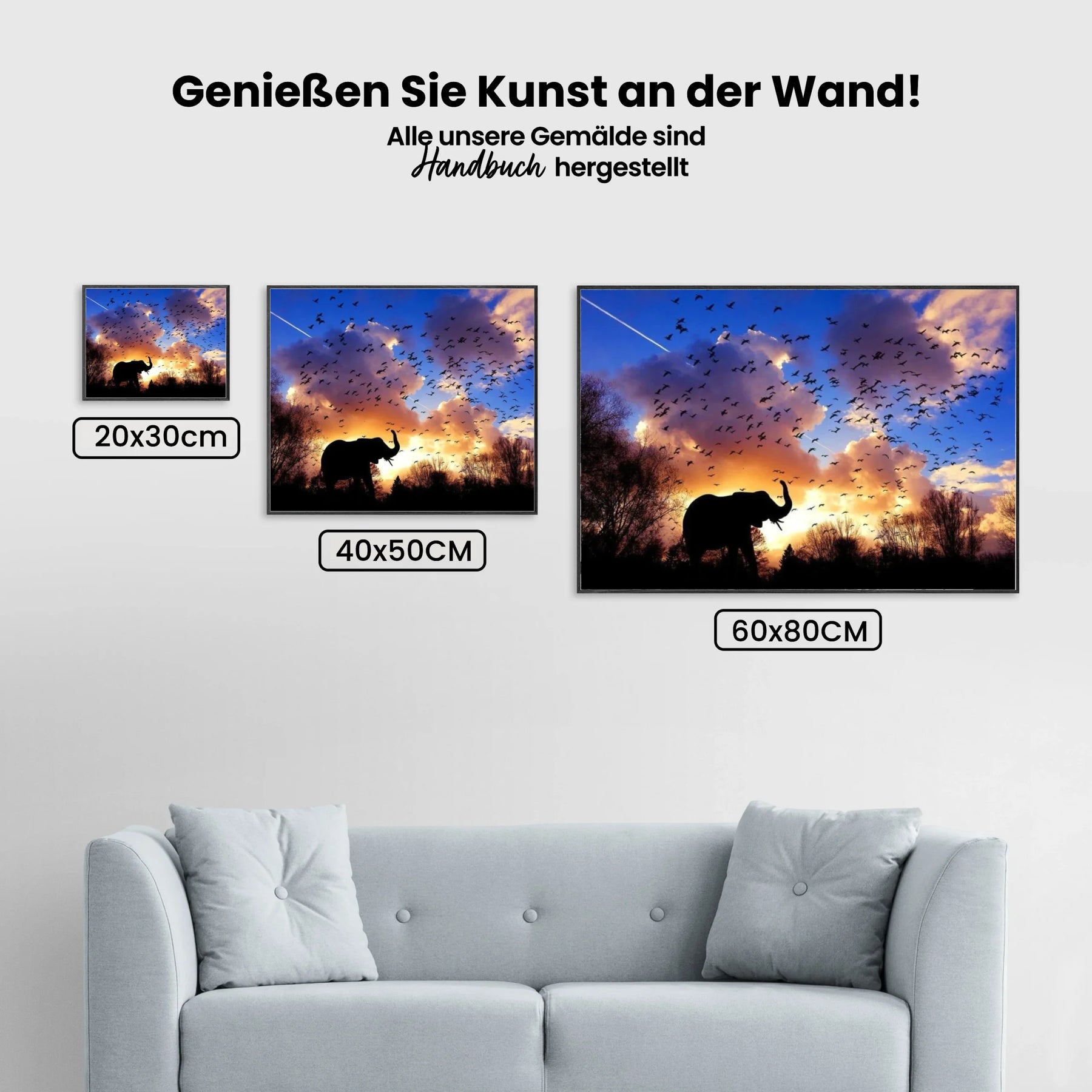 Vormittag in Afrika - Malen nach Zahlen