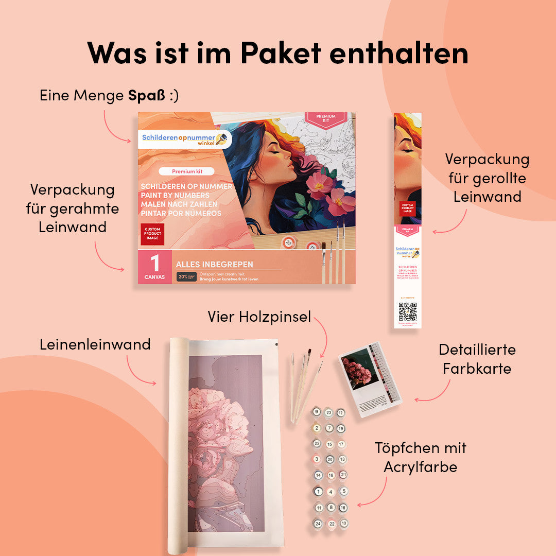 Inhalt Malen nach Zahlen Wunschmotiv