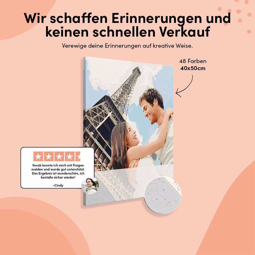 Malen nach Zahlen foto menschen