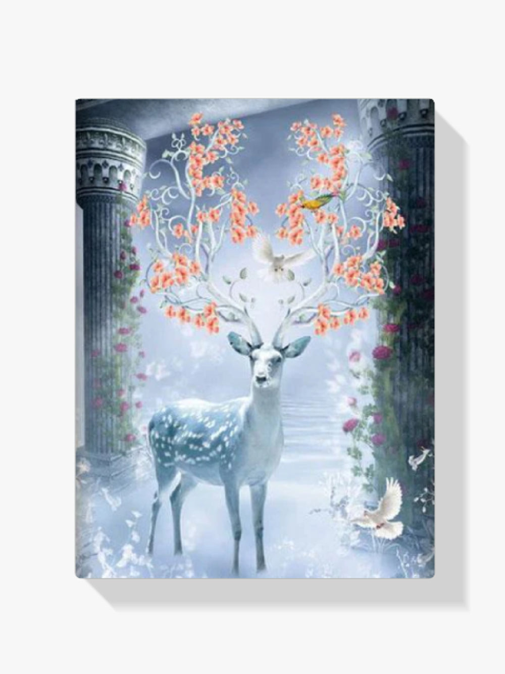 Weißes Hirsch XL - Malen nach Zahlen