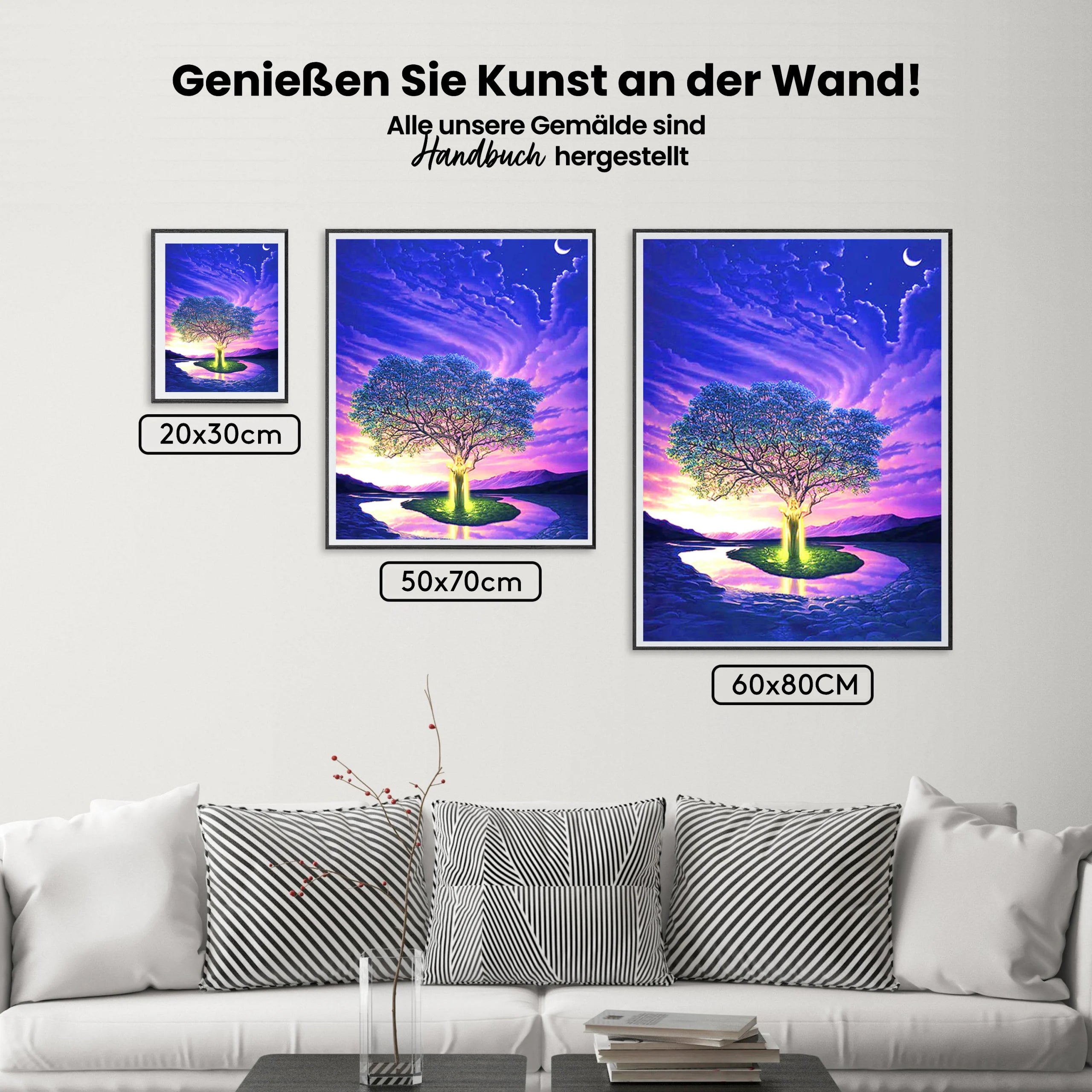 Baum - Malen nach Zahlen
