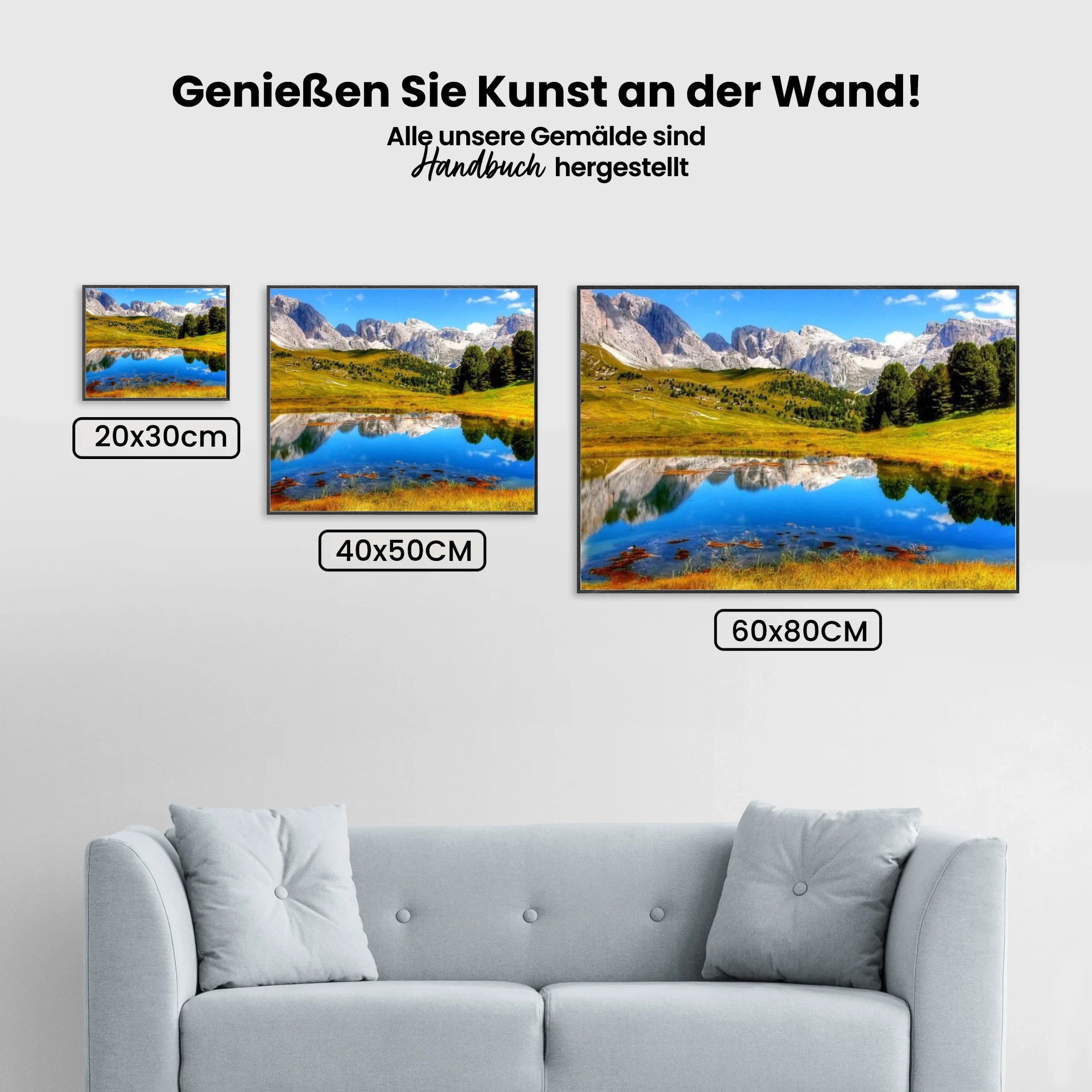 Berge Kanada - Malen nach Zahlen