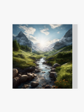 Berglandschaft - Malen nach Zahlen