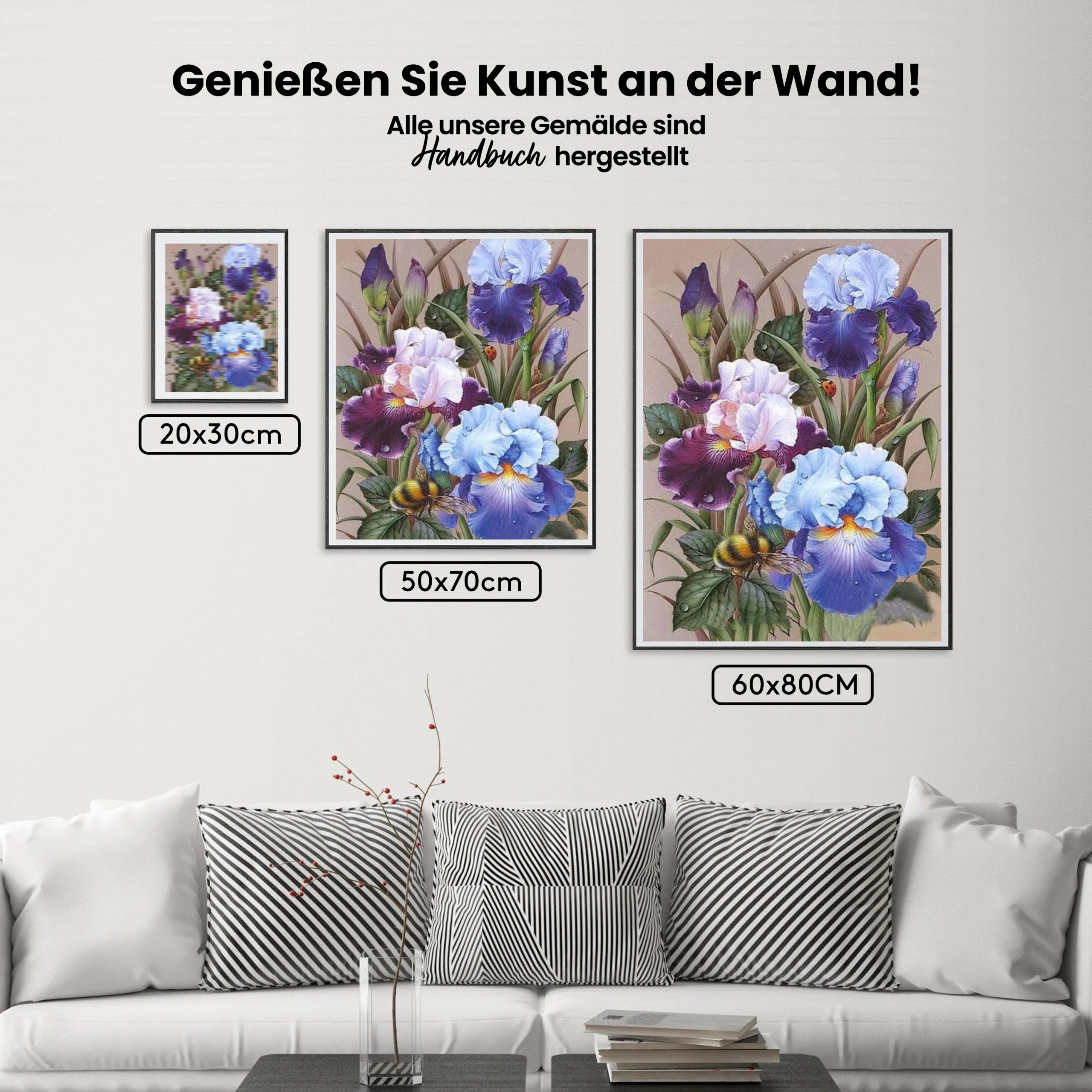 Blumen - Malen nach Zahlen