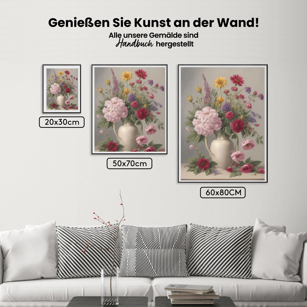 Blumen - Malen nach Zahlen
