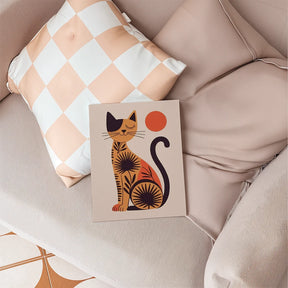 Malen nach Zahlen - 6 Mini-Gemälde | Boho-Katzen