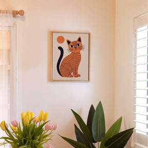 Malen nach Zahlen - 6 Mini-Gemälde | Boho-Katzen
