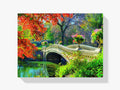Brücke Im Park - Malen nach Zahlen