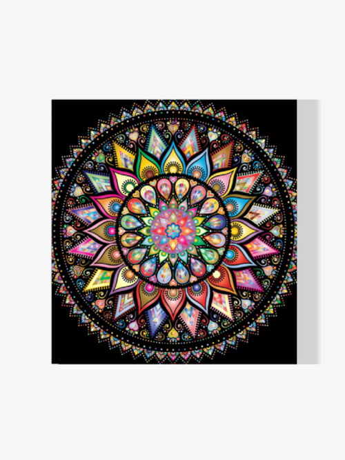 Buntes Mandala | Aurora Borealis - Malen nach Zahlen