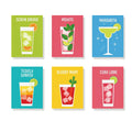 Malen nach Zahlen - 6 Mini-Gemälde | Cocktail-Kollektion