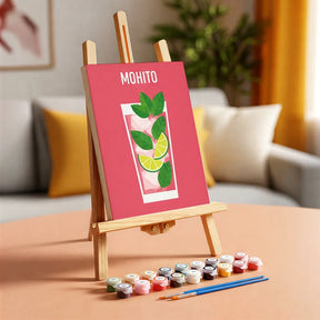 Malen nach Zahlen - 6 Mini-Gemälde | Cocktail-Kollektion