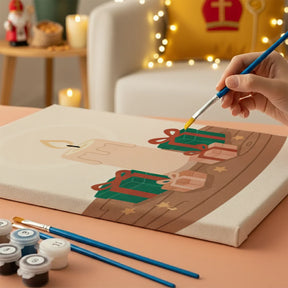 Malen nach Zahlen - 6 Mini-Gemälde | Delight Geschenkbox