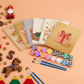 Malen nach Zahlen - 6 Mini-Gemälde | Delight Geschenkbox