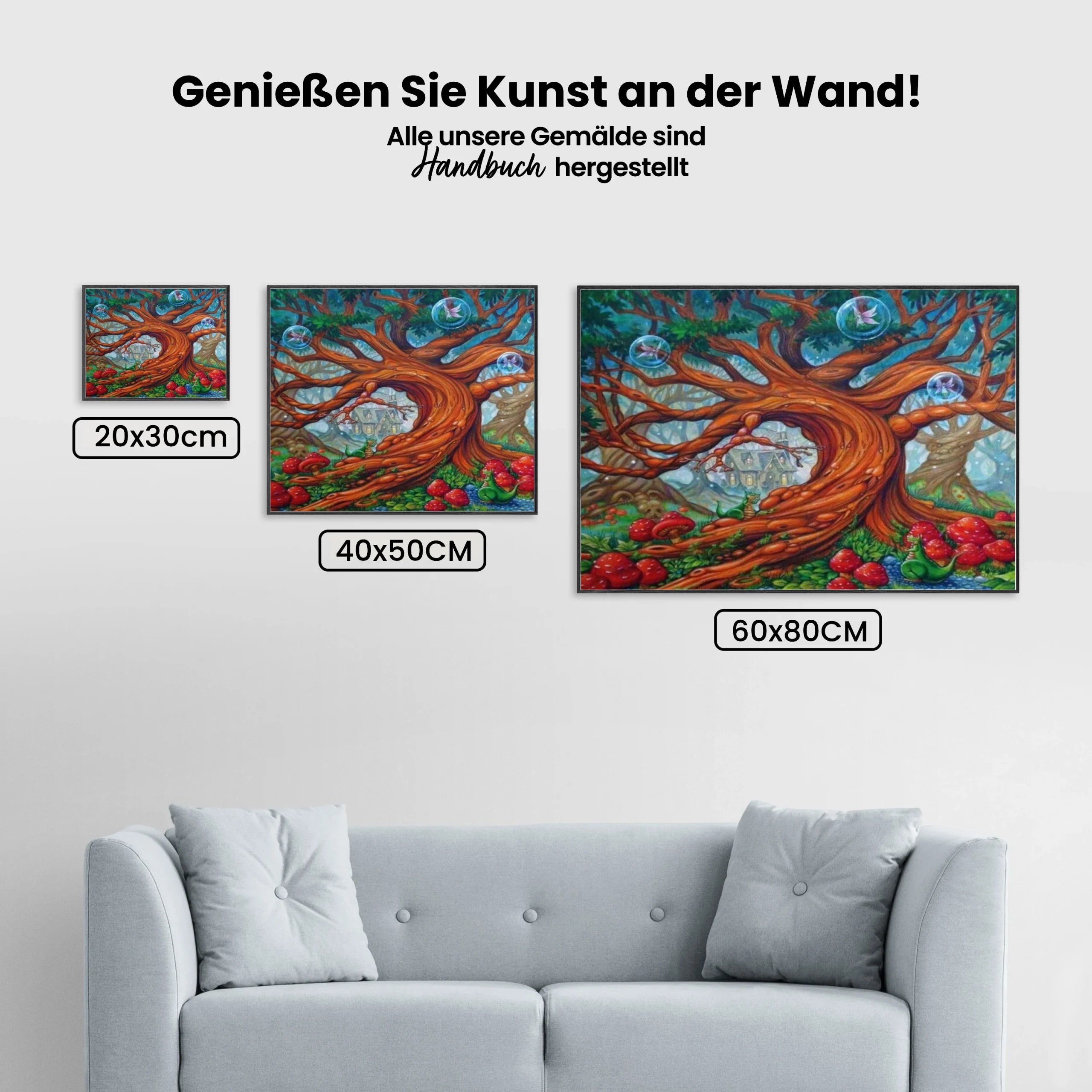 Der Zauberbaum - Malen nach Zahlen
