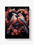 Die Vögel der Liebe - Malen nach Zahlen
