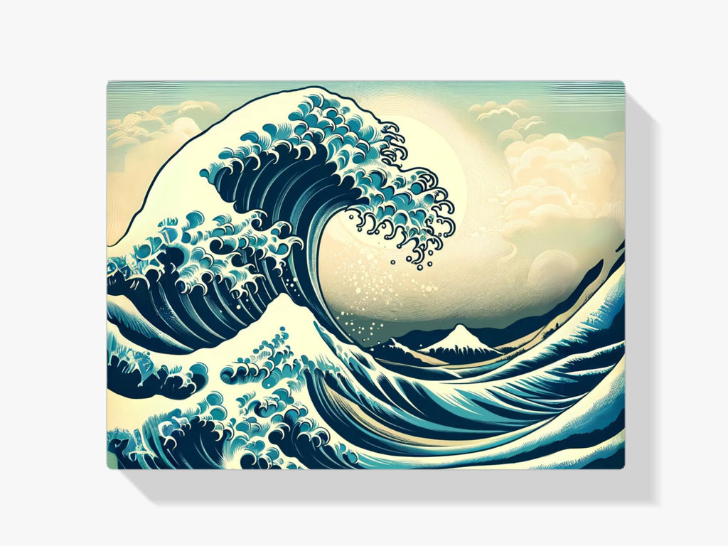 Die große Welle von Kanagawa - Malen nach Zahlen